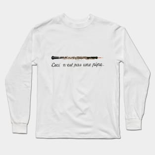 Oboe Sympnony Orchestra Musician Surrealism Long Sleeve T-Shirt